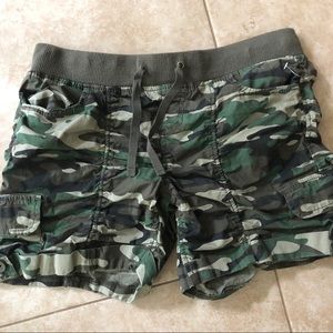 Army fatigue shorts